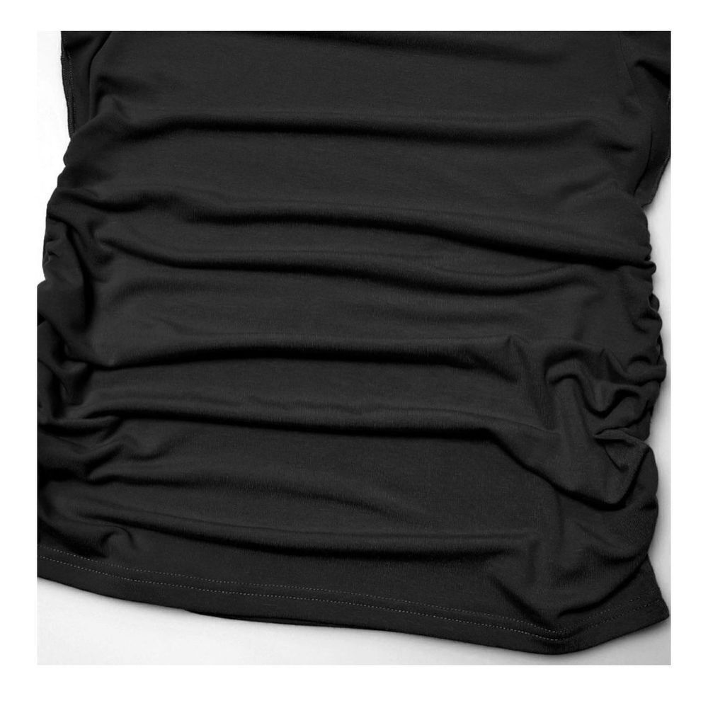 NEW Bhome Maternity Shirt Top Ruched Ruffle L - Picture 2 of 4